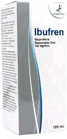 Ibufren 100 mg/5 ml x 100 ml Suspensión Oral - Ibuprofeno