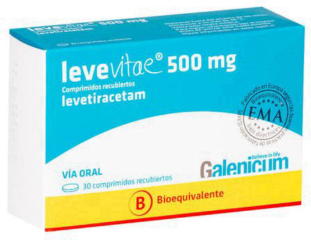 Levevitae 500 mg x 30 Comprimidos - Levetiracetam