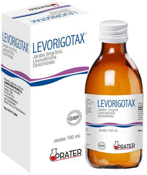 Levorigotax 2,5 mg/5 mL Jarabe 100 mL - Levocetirizina