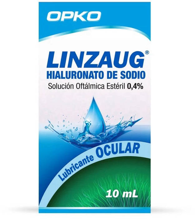 Linzaug Hialuronato de Sodio 0,4% 10 mL - Gotas Oftálmicas
