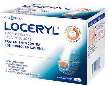 Loceryl Amorolfina 5% Laca para Uñas 1,25 ml