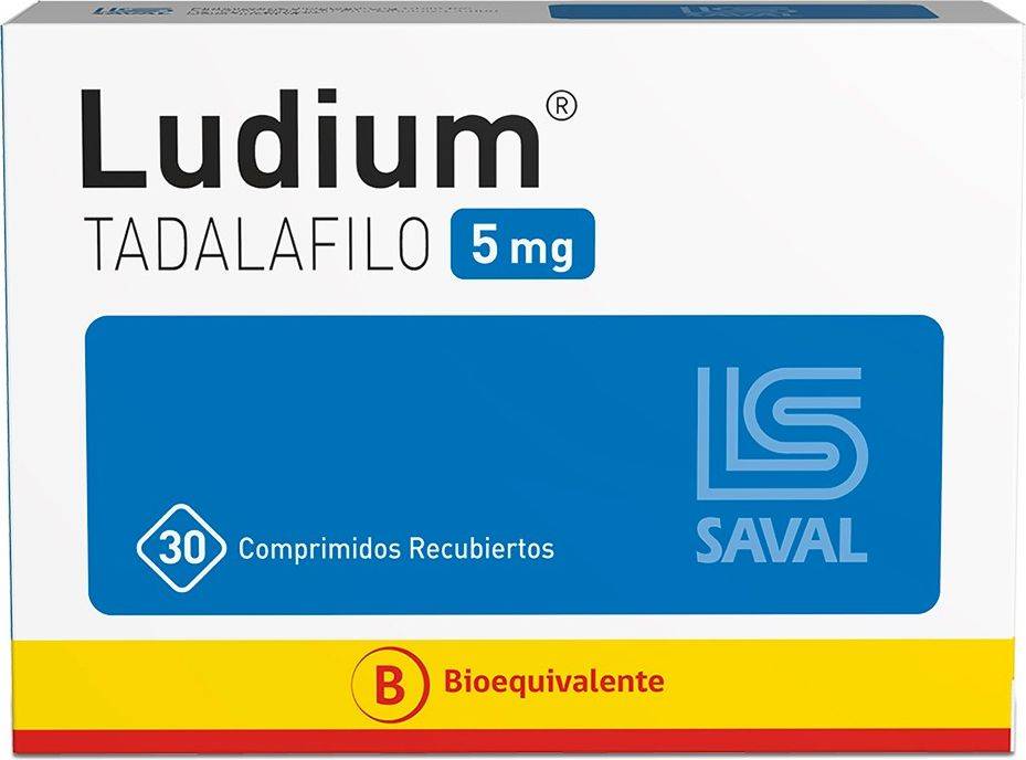 Ludium 5 mg x 30 Comprimidos - Tadalafilo