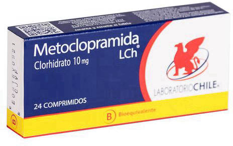Metoclopramida 10 mg x 24 Comprimidos - Laboratorio Chile