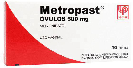 Metropast 500 mg x 10 Óvulos - Metronidazol