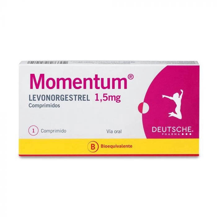 Momentum Levonorgestrel 1,5 mg x 1 Comprimido - Anticonceptivo de Emergencia