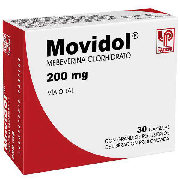 Movidol 200 mg x 30 Cápsulas - Mebeverina