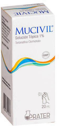 Mucivil 1% Solución Tópica Spray 20 ml - Terbinafina