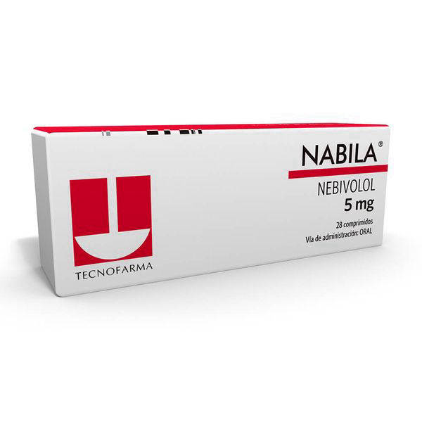 Nabila Nebivolol 5 mg x 28 Comprimidos - Nebivolol