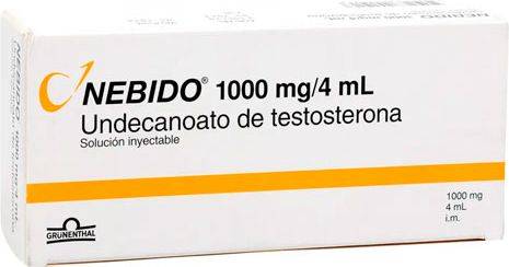 Nebido 1000 mg/4 ml x 1 Ampolla - Undecanoato de Testosterona