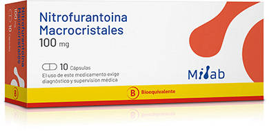 Nitrofurantoína 100 mg x 10 Cápsulas - Medlab