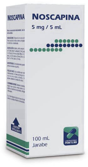 Noscapina 5 mg/5 ml Jarabe x 100 ml - Tos Seca