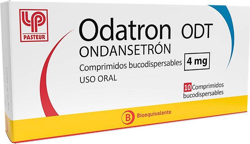 Odatron ODT 4 mg x 10 Comprimidos Bucodispersables - Ondansetrón