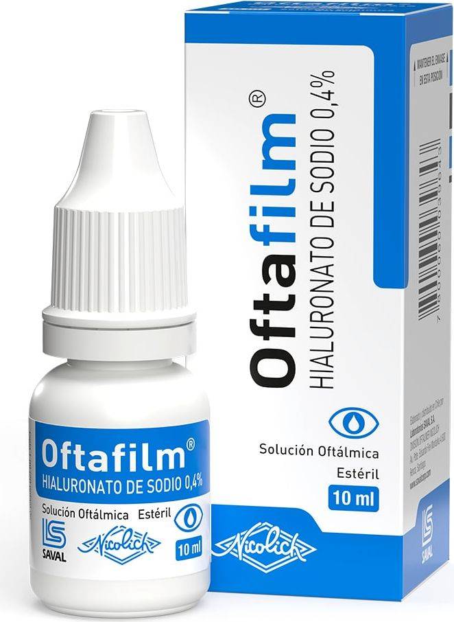 Oftafilm Hialuronato de Sodio 0,4% Solución Oftálmica 10 ml