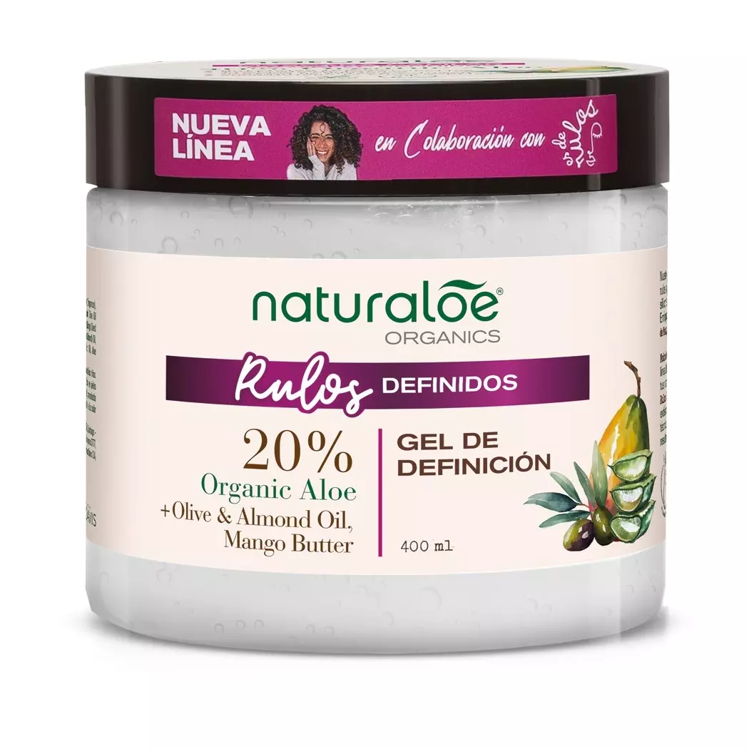 Naturaloe Organics Rulos Definidos Gel 400 ml