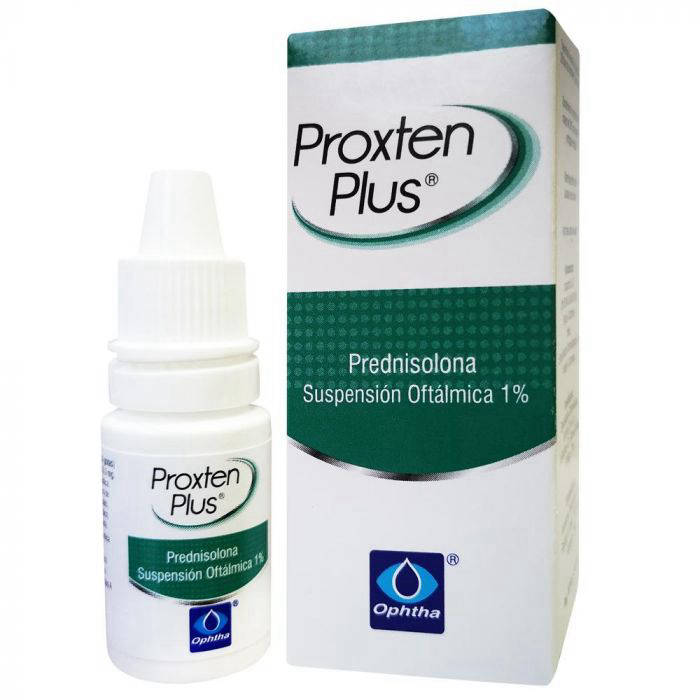 Proxten Plus 1% x 5 ml Suspensión Oftálmica - Prednisolona