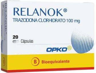 Relanok 100 mg x 20 Cápsulas - Trazodona