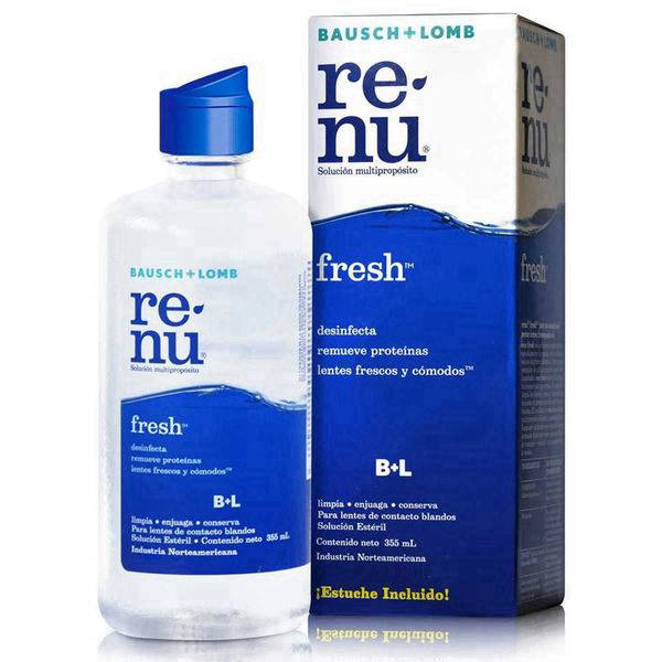 Renu Fresh Solución Multipropósito 355 ml - Bausch + Lomb