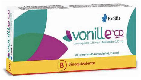 Vonille CD Levonorgestrel 0,15 mg + Etinilestradiol 0,03 mg 28 Comprimidos