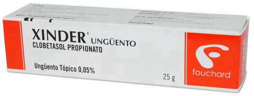 Xinder 0,05 % x 25 g Ungüento - Clobetasol Propionato