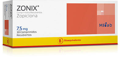 Zonix Zopiclona 7,5 mg x 30 Comprimidos - Bioequivalente