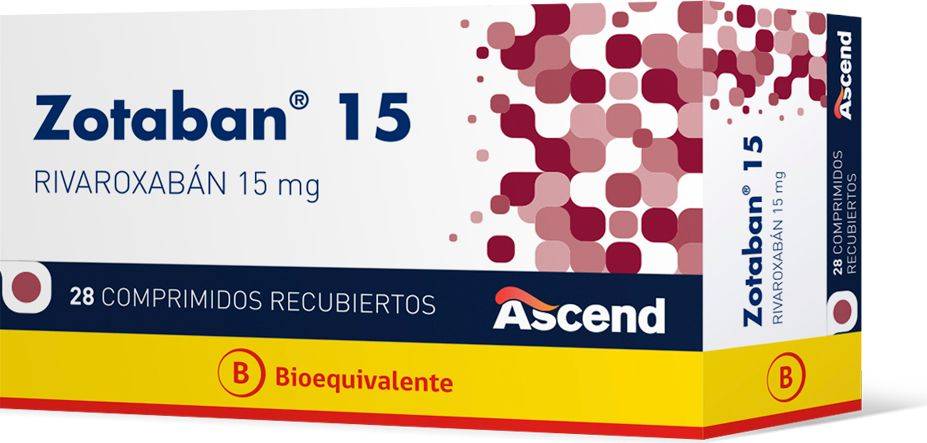 Zotaban 15 mg x 28 Comprimidos Recubiertos - Rivaroxabán