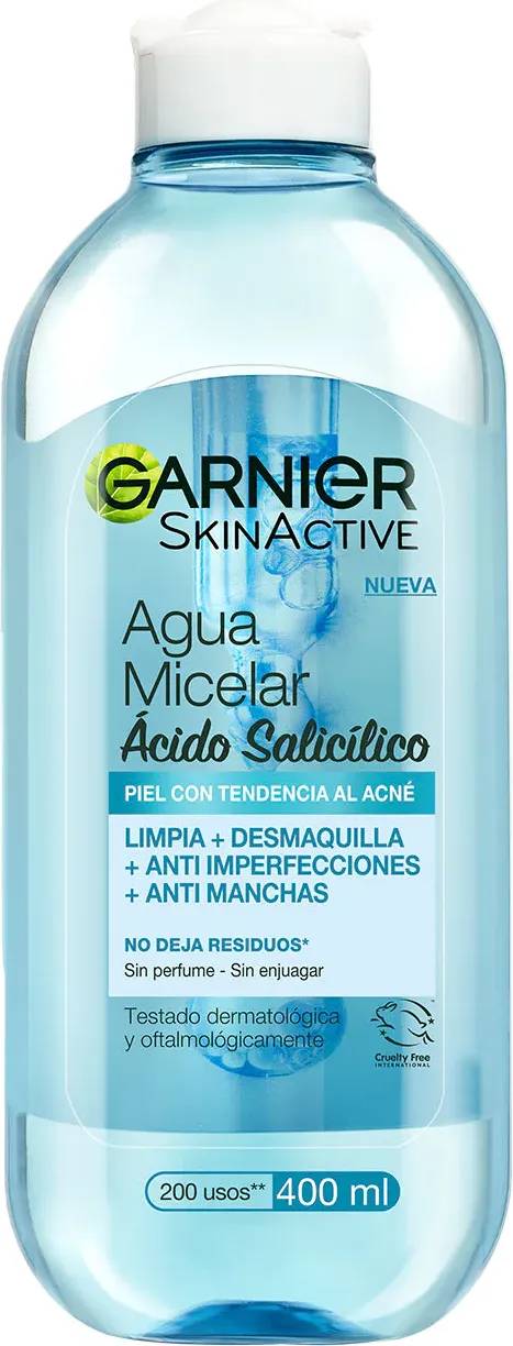 Garnier Agua Micelar Ácido Salicílico 400 ml