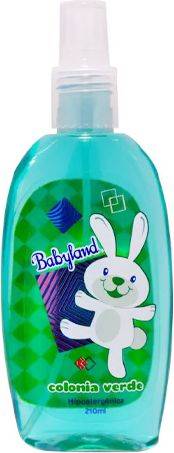 Babyland Colonia Verde Hipoalergénica 210 ml - Para Bebés