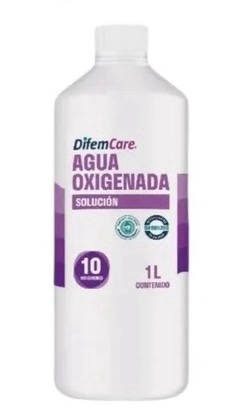 DifemCare Agua Oxigenada 10 Vol x 1000 ml - Peróxido de Hidrógeno