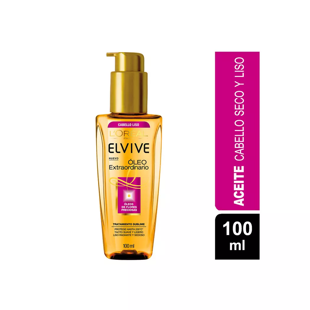 L'Oréal Paris Elvive Óleo Extraordinario Liso 100 ml