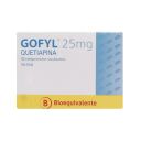 Gofyl 25 mg x 30 Comprimidos Recubiertos - Quetiapina