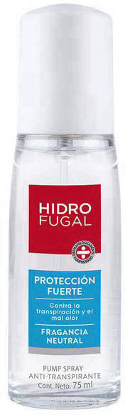 Hidrofugal Antitranspirante Pump Spray Protección Fuerte 75 ml