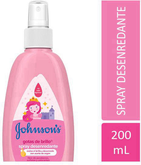 Johnson's Gotas de Brillo Spray Desenredante 200 ml