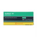 Qurax 25 mg x 30 Comprimidos Recubiertos - Quetiapina