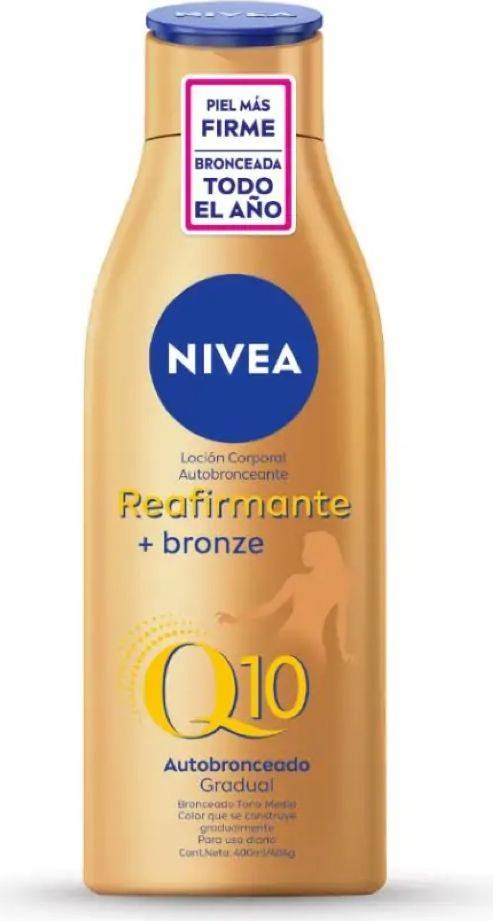 Nivea Loción Corporal Reafirmante + Autobronceante Q10 400 ml