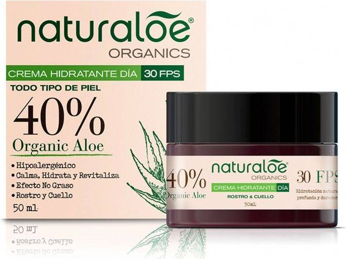 Naturaloe Organics Crema Hidratante Día SPF30 50 ml