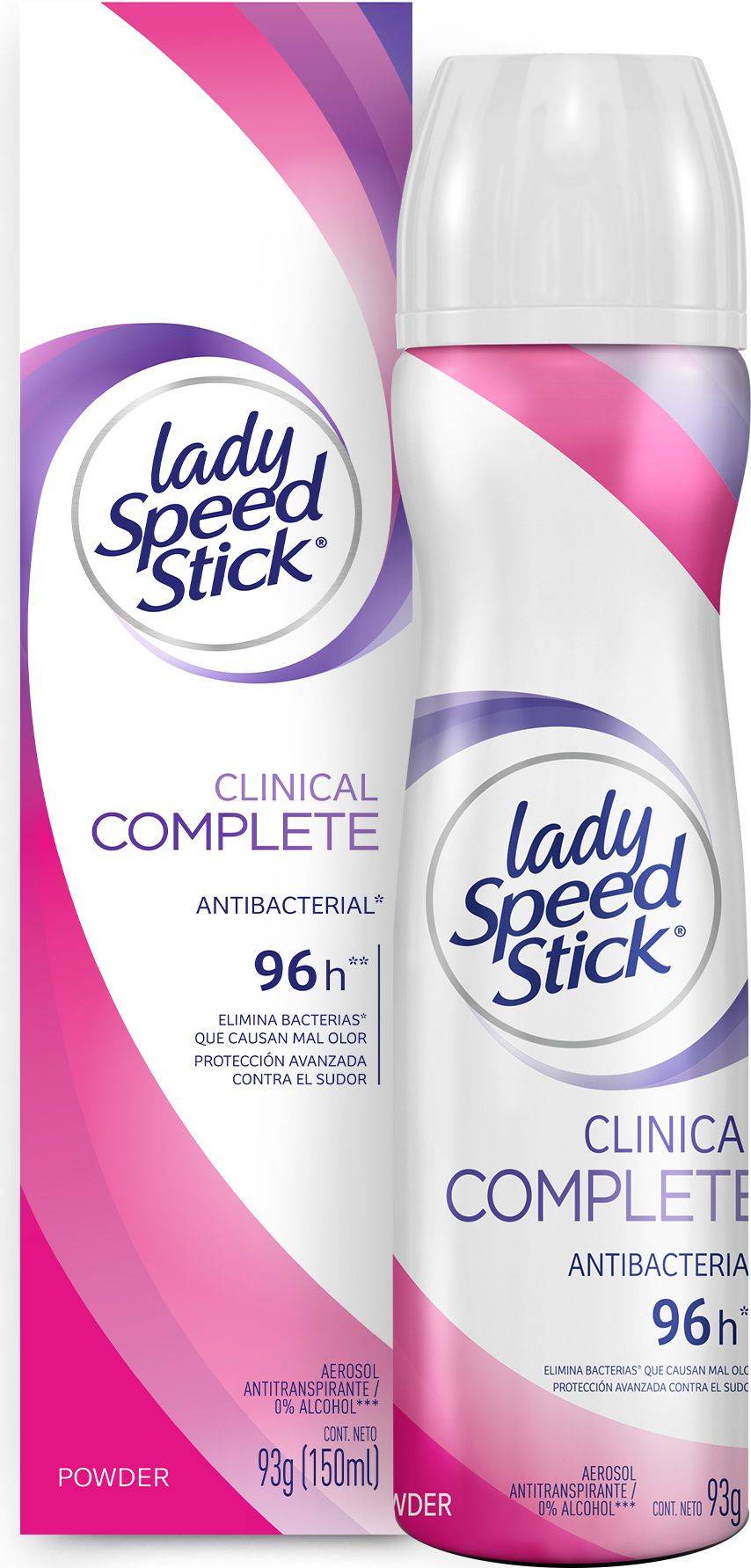 Lady Speed Stick Clinical Complete Antibacterial Powder 93 g