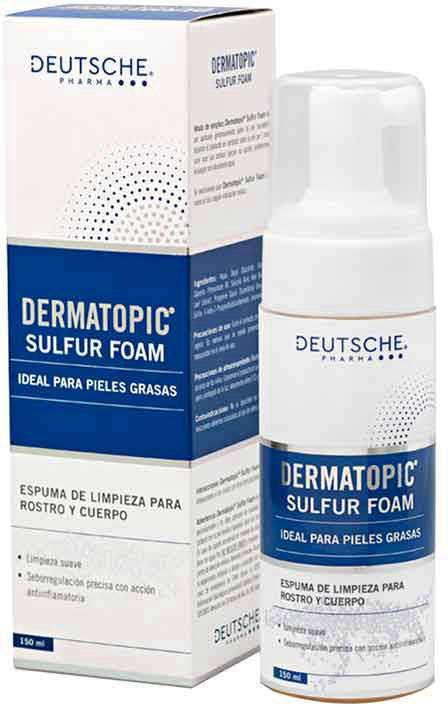 Dermatopic Sulfur Foam 150 ml - Pieles Grasas