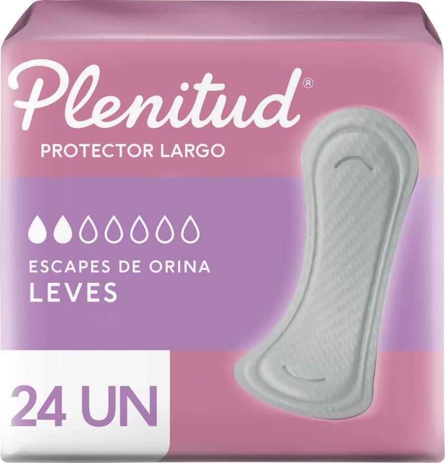 Plenitud Femme Protector Largo 24 Unidades - Incontinencia Leve