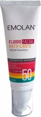 Emolan Fluido Facial Matificante SPF 50+ 50 ml