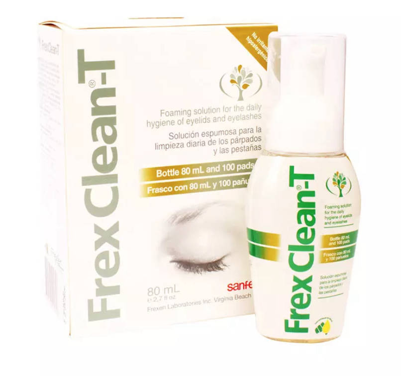 Frex Clean-T 80 ml Solución Espumosa + 100 Pañuelos