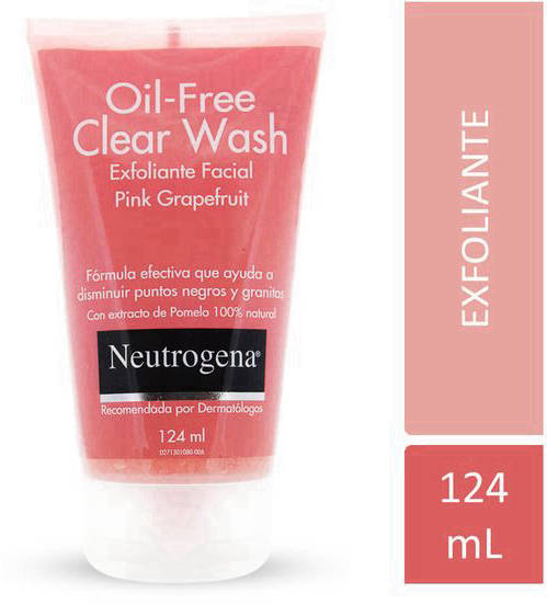 Neutrogena Pink Grapefruit Exfoliante Facial 124 ml