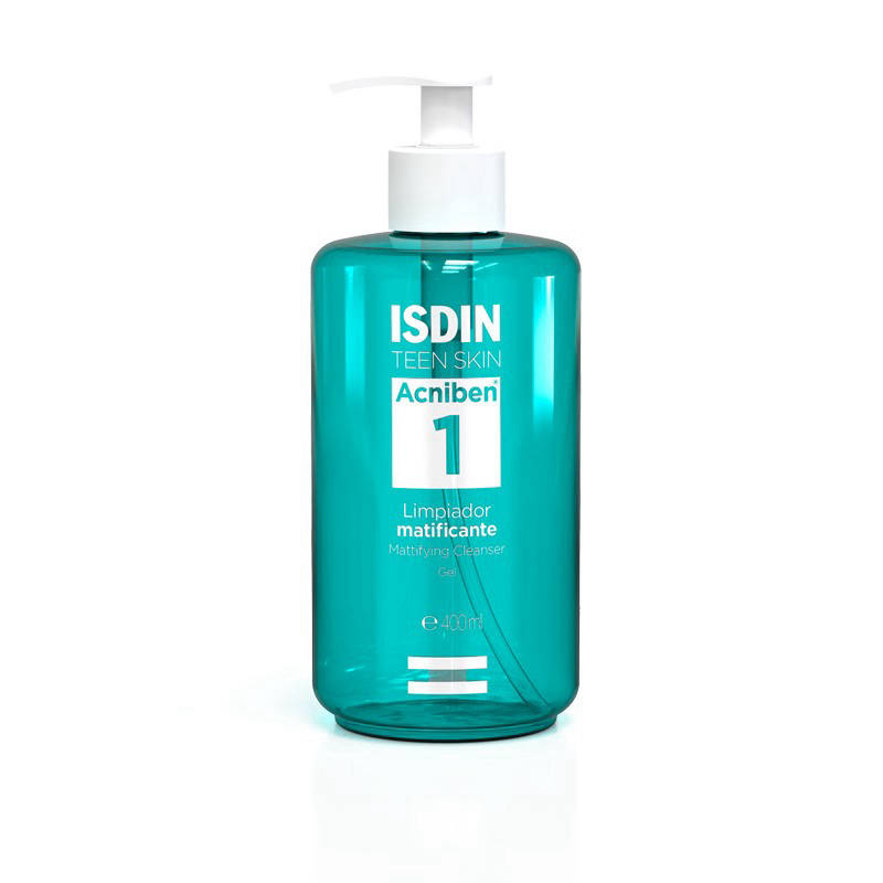 ISDIN Acniben Limpiador Matificante 400 ml - Gel Antiacné