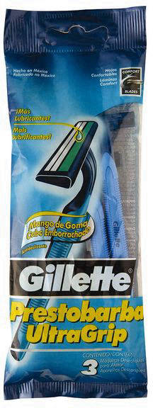 Gillette Prestobarba UltraGrip 2 x 3 Unidades