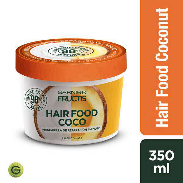 Garnier Fructis Hair Food Coco Mascarilla Reparación 1 Min 350 ml