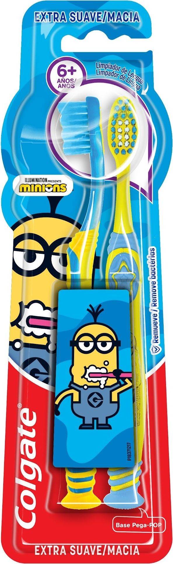 Colgate Cepillo Dental Minions Extra Suave Pack 2 Unidades