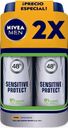 Pack 2 Desodorante Spray Sensitive Protect Men