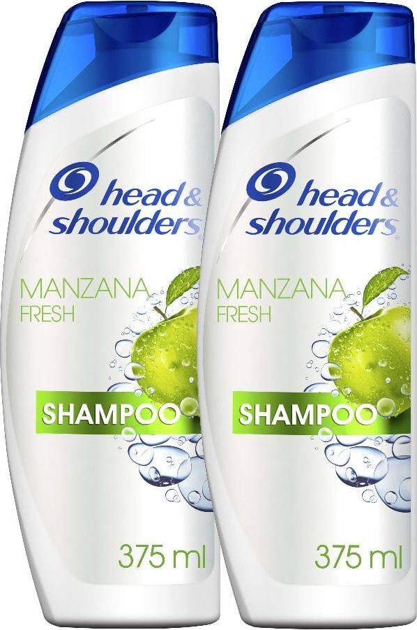 Head & Shoulders Manzana Fresh Shampoo Pack 2 x 375 ml