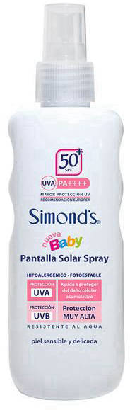 Simond's Nueva Baby Pantalla Solar FPS 50+ 190 ml