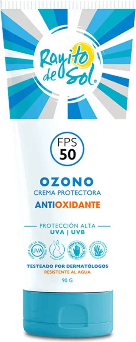 Rayito de Sol Ozono Protector Solar Antioxidante FPS 50 90 g