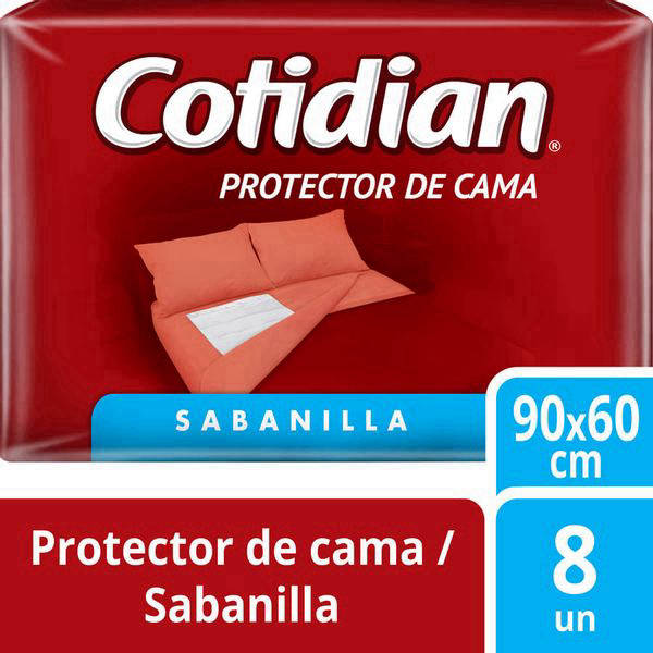 Cotidian Protector de Cama Sabanilla 90x60 cm 8 Unidades